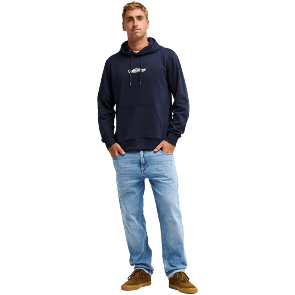 2026 Quiksilver Mens Fineline Hoodie EQYFT05242 - Dark Navy